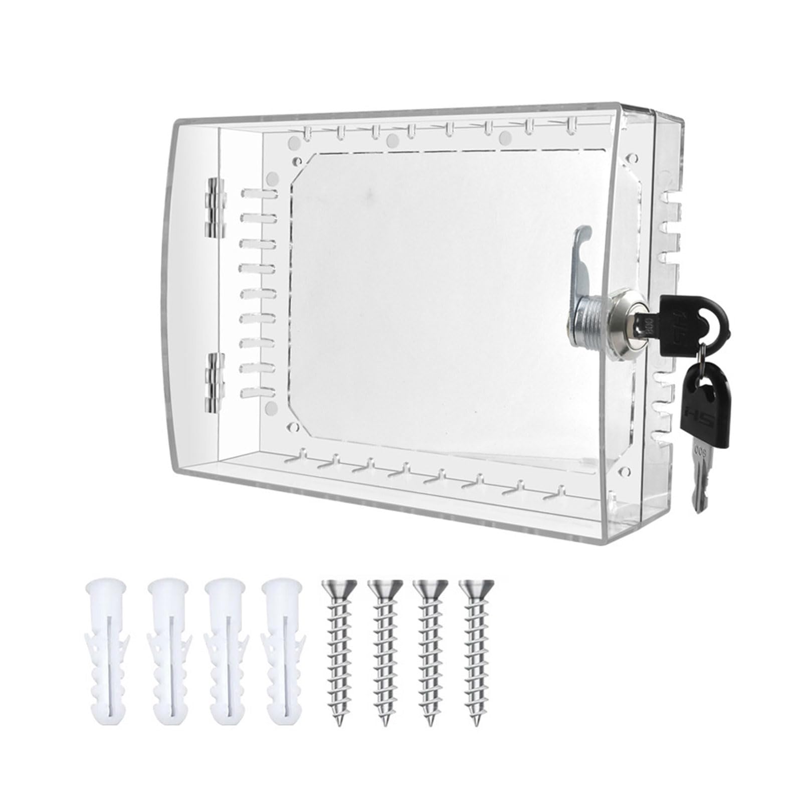 Lockable Thermostat Box Covers Thermostat Box with Clear Guard with Universals with