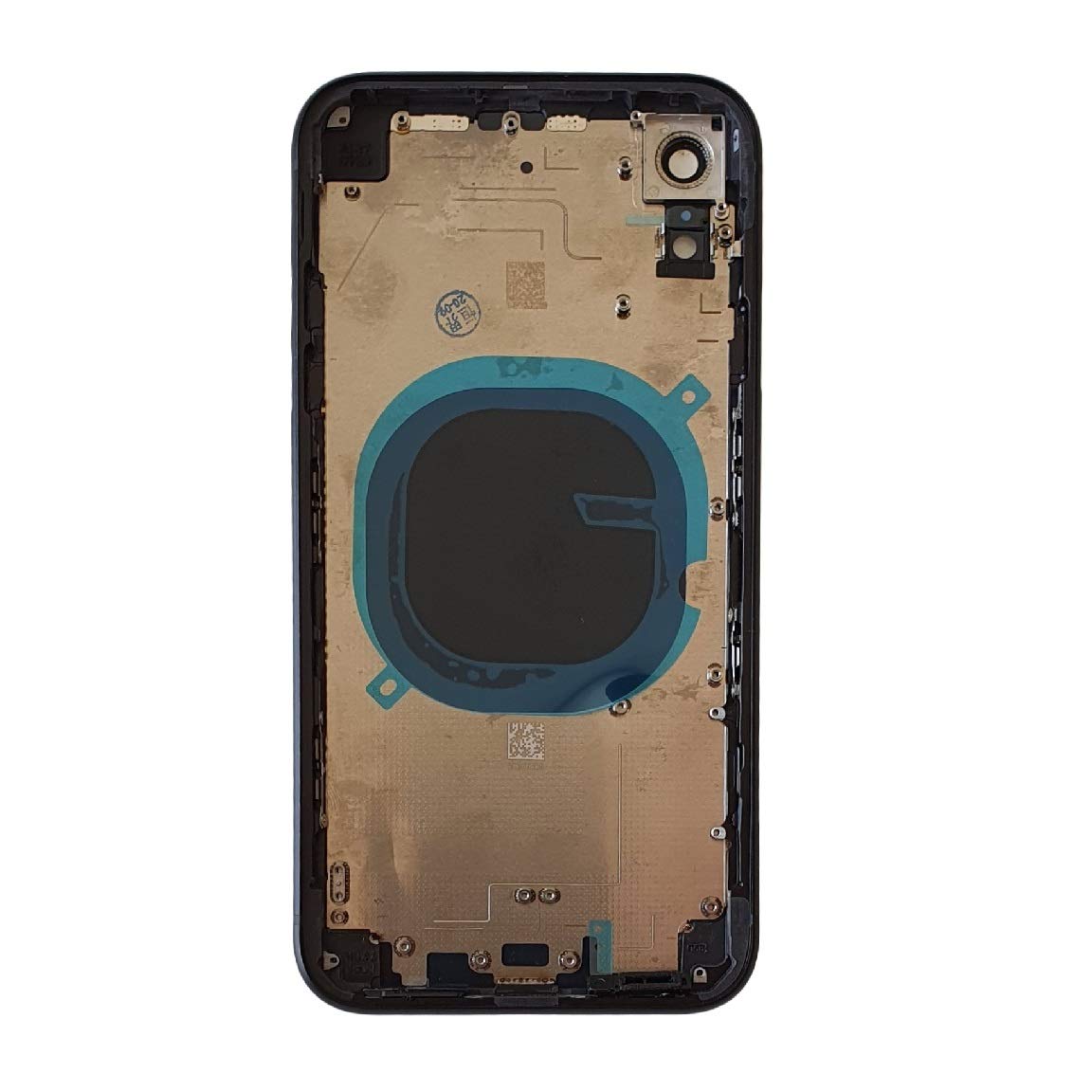Back Cover Posteriore Con Telaio Per IPhone XR – Colore Nero – Seidos (Senza Componenti)