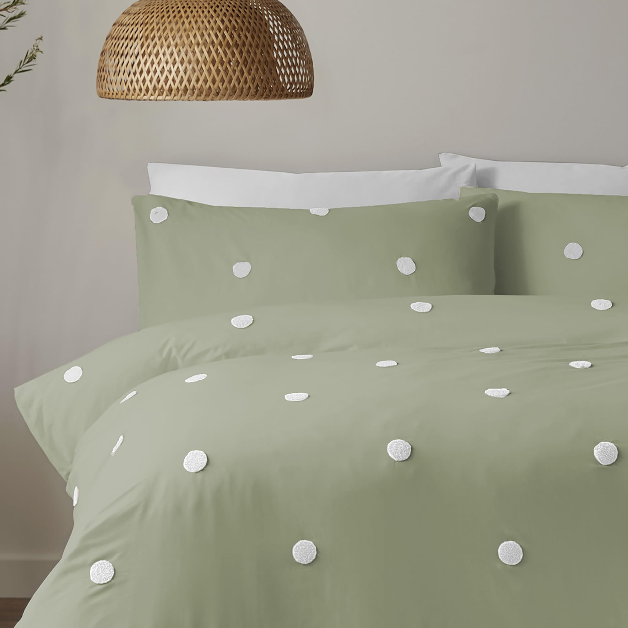 Set Copripiumino In Lino Lobster Creek Sedge Per Letto Doppio + Federe