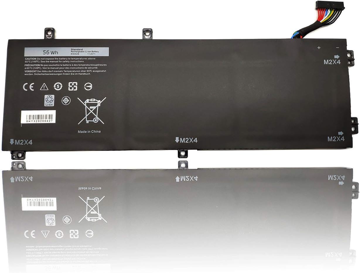 Ding New H5H20 Replacement Laptop Battery Compatible with DELL XPS 15 9550 9560 5D91C Series Precision 5520 M7R96 62MJV (11.4V 56Wh) Ding New H5H20 Replacement Laptop Battery Compatible with DELL XPS 15 9550 9560 5D91C Series Precision 5520 M7R96 62MJV (11.4V 56Wh)