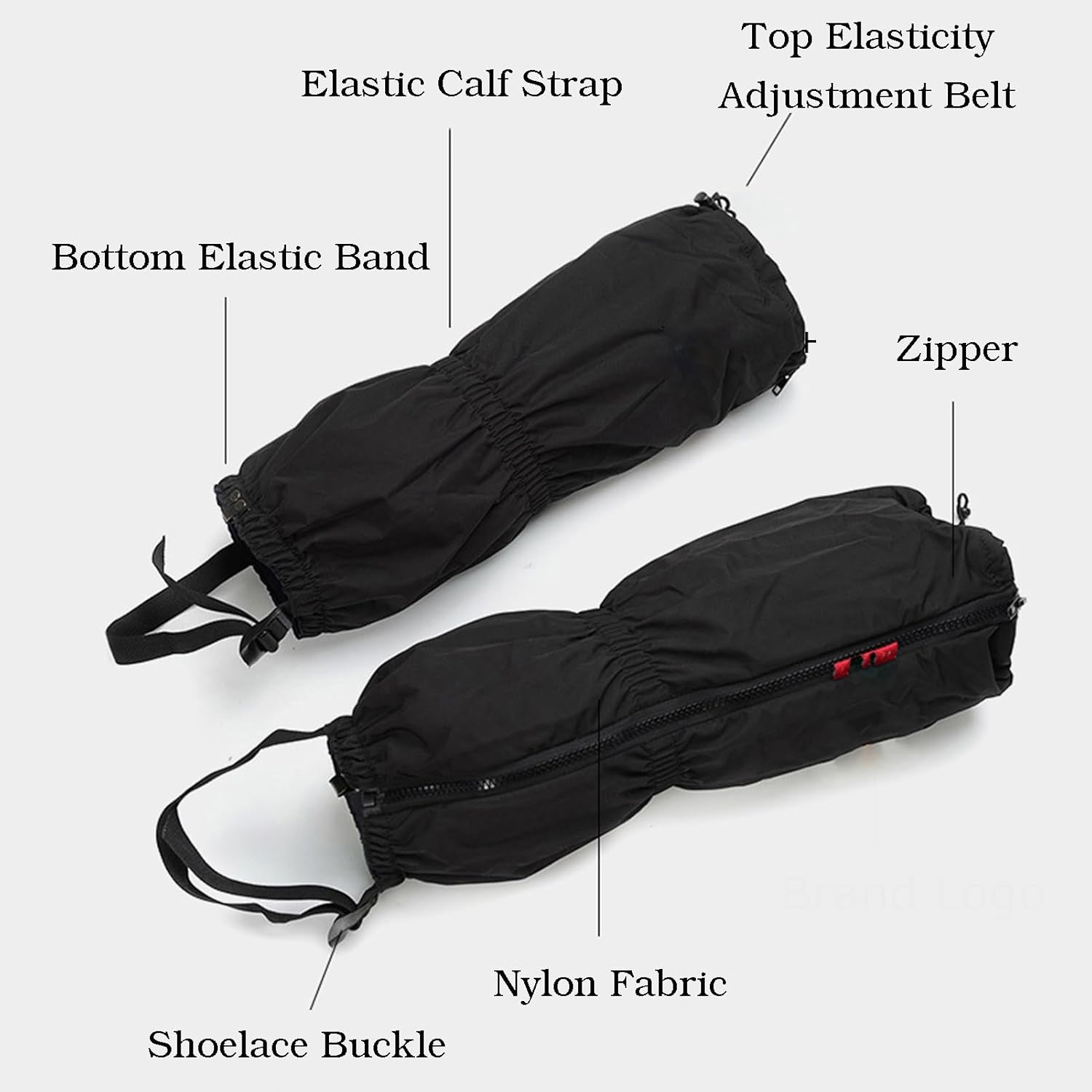 Snow Gaiters for Hiking Boots,Lightweight Shoe Leg Gaiters for Men Women,for Boots,Trail Running,Snowshoeing