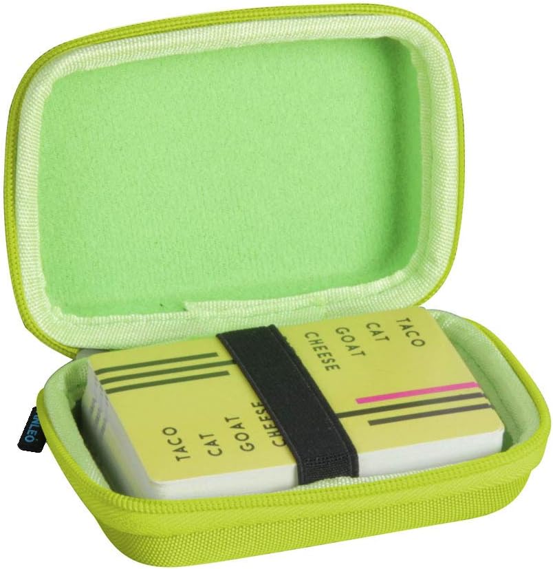 Anleo Travel Case for Taco Cat Goat Cheese Pizza Card Games (Only Case) (Green)