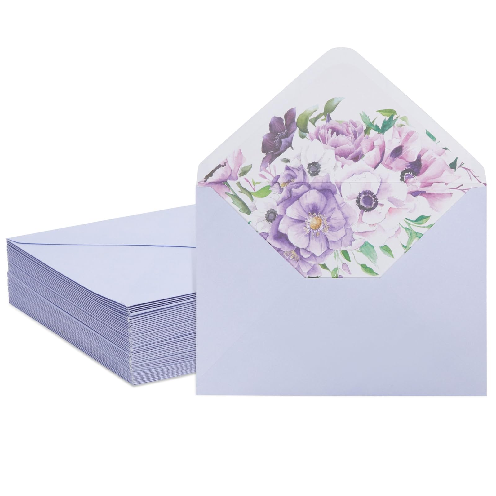 order A7♡ Amazon.com : Paper Junkie 50-Pack A7 Floral-Lined Wedding