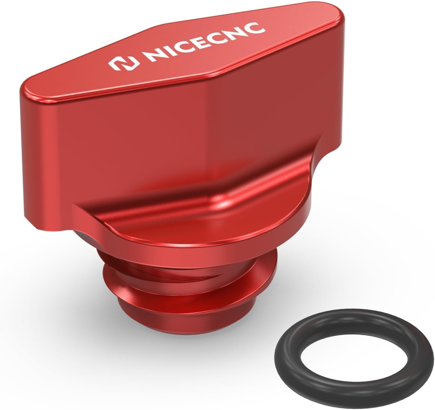 NICECNC Red Clutch Cover Drain Plug Compatible with Polaris General 4 1000 EPS 2017-2018, Ranger 800 HD EPS 2010-2011, RZR Trail S Sport 2023, XP Edition XP Ultimate 2024, See Fitments