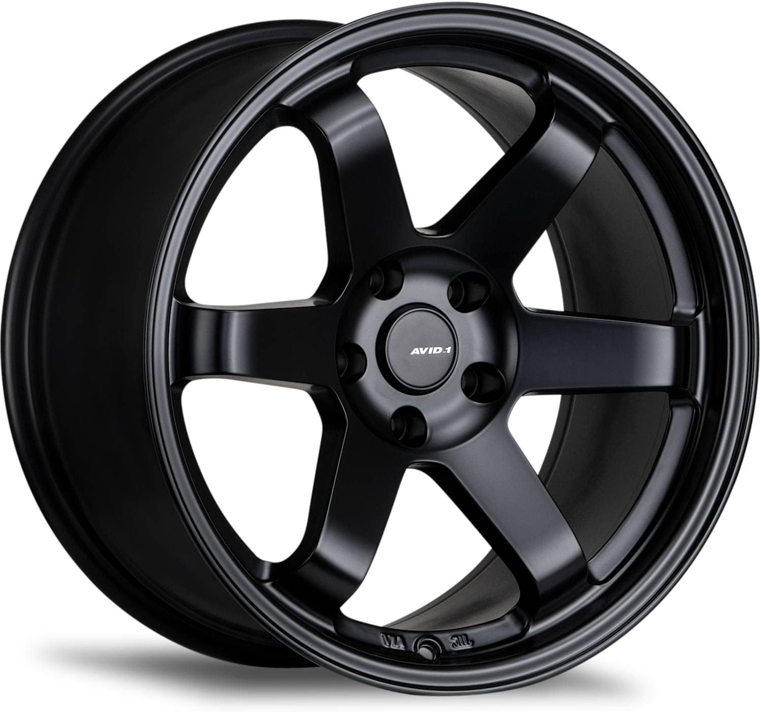AVID.1 AV-06 Custom Wheel - 18x9.5, 18 Offset, 5x114.3 Bolt Pattern, 73.1mm Hub - Black Rim
