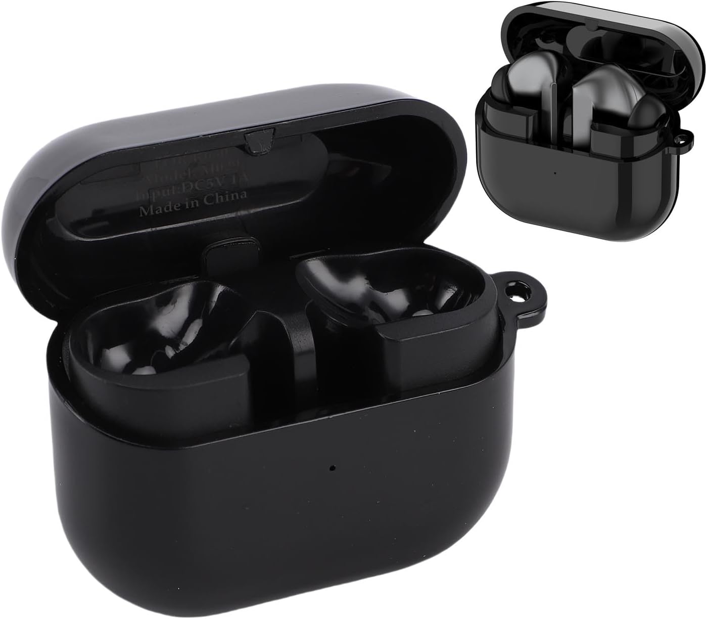SENECESLI Replacement Earbud Charging Case Compatible with Buds 3 Pro SM R630 Type C Charging Cases, Double Fast Charging Options, Multiple Guard Features (Black)