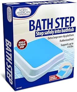 Bath Step Safety Stool Non-Slip Kitchen Support Mobility Aid Stackable ...