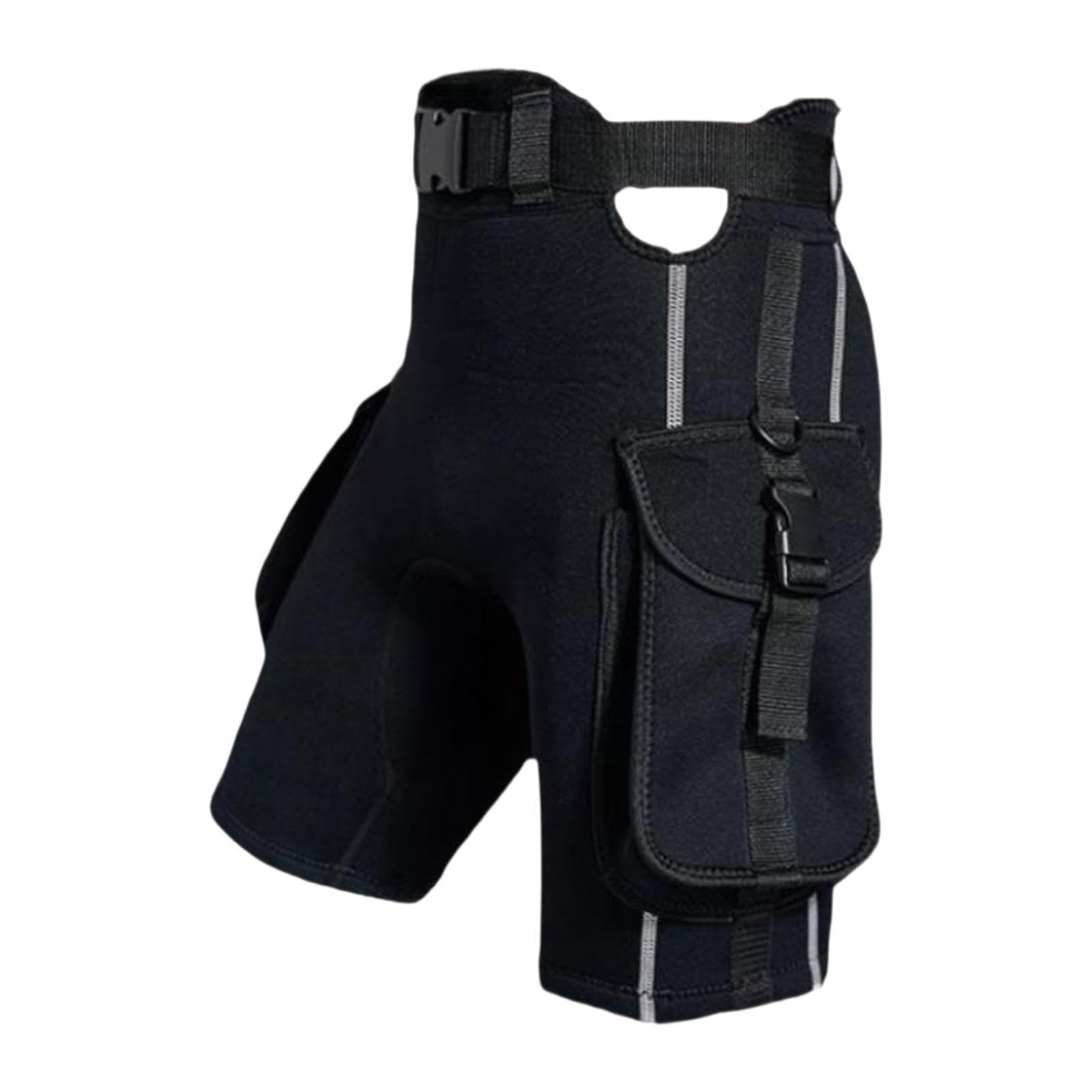 Amagogo Pantalones Cortos de Buceo, Traje de baño de Neopreno, Accesorios Gruesos, Bolsillos de Gran Capacidad, Pantalones sumergibles, Pantalones Cortos de