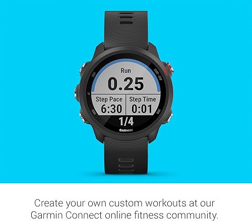 Miniatura 5 de Garmin Forerunner 245 Music, GPS Running Smartwatch with Music and Advanced Dynamics, Black (Renewed)
