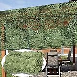 Camping Reforzada Mallas de Camuflaje, Varios Tamaños Malla Camuflaje, para Militar, Jardín, Cubiertas del Coche, Tiro, Valla, Jardín, Persianas de Caza(4x10m/13.1x32.8ft)