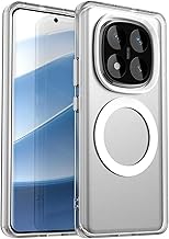 Cover Magnetica per Xiaomi Redmi Note 15 Pro 4G, Compatibile con Ricarica Wireless Magnetica, Custodia Ultra Sottile Traslucida Opaca, Morbido Silicone Antiurto Case. Bianco