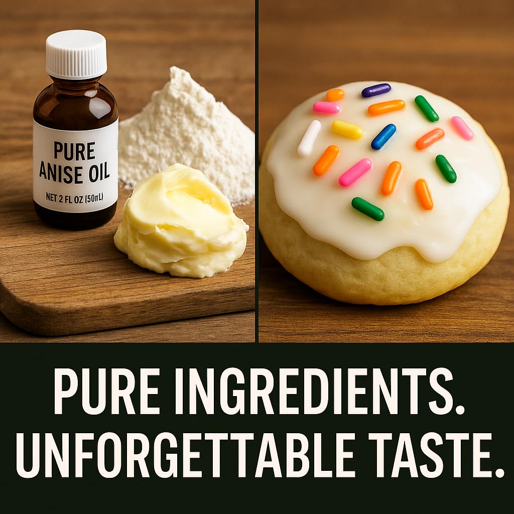 Italian Anise Cookies 4 DZ "An Italian Classic", Cookies Made to order