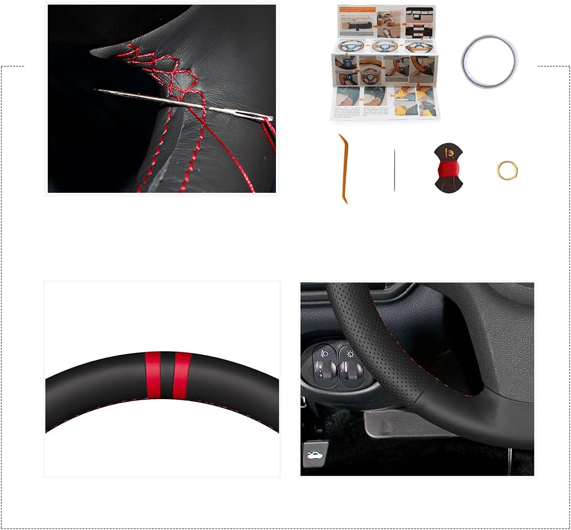 MEWANT Steering Wheel Cover for Opel Corsa D/for Chevrolet Niva