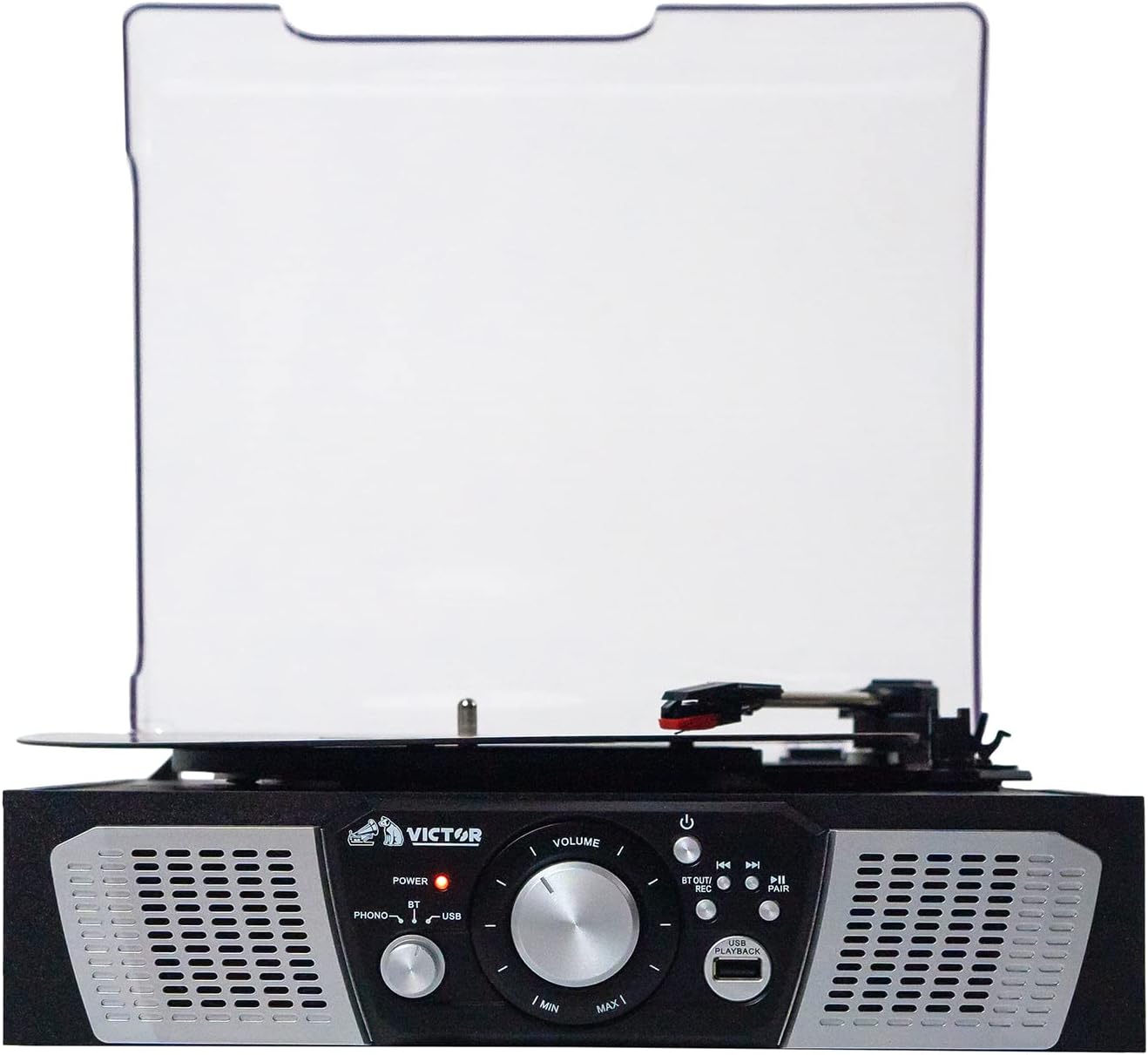 Front view of Victor VHRP-1100 Lakeshore 5-in-1 Turntable System