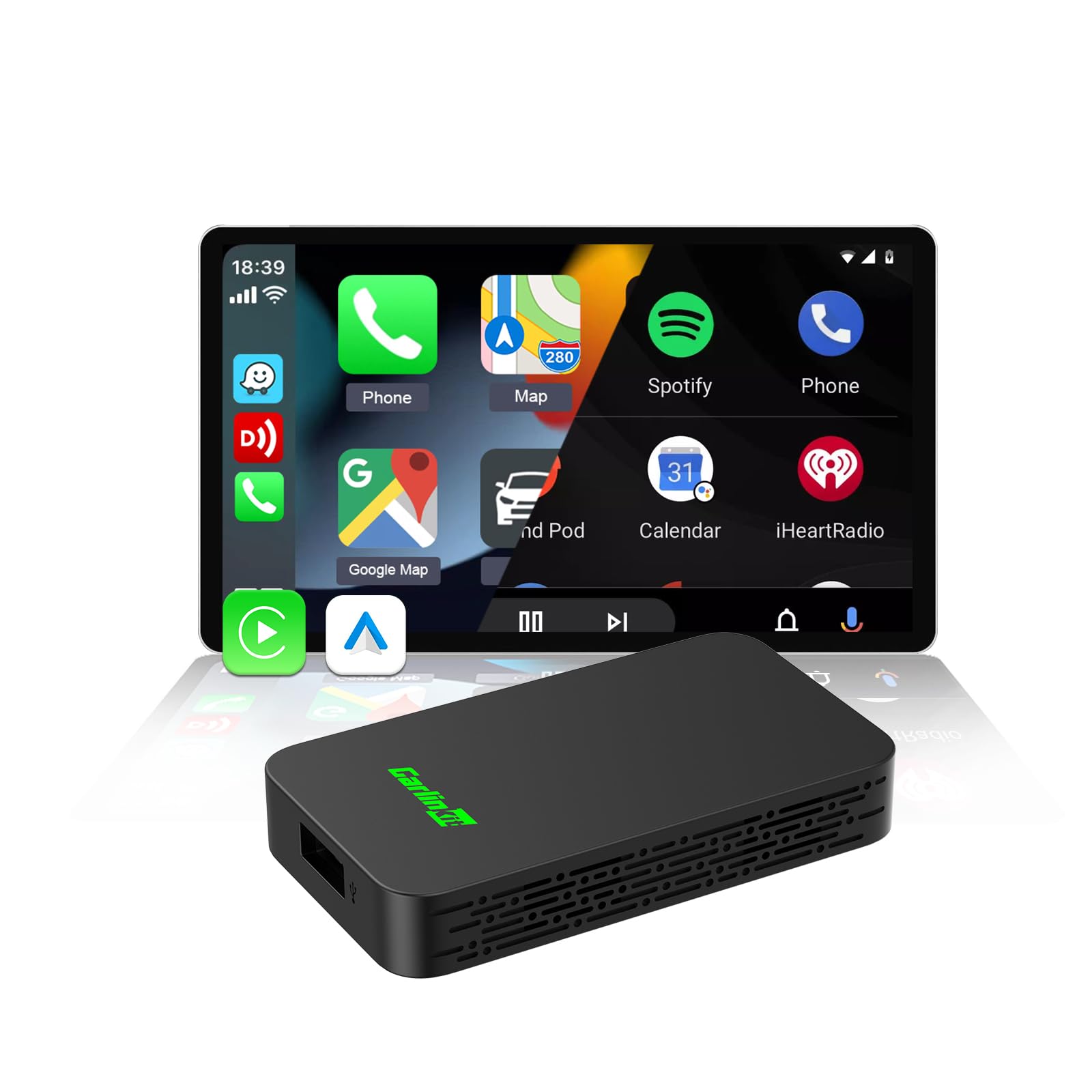 カーナビ CarlinKit Carplay Amazon.com: CarlinKit 5.0 Wireless CarPlay Adapter-Convert Factory