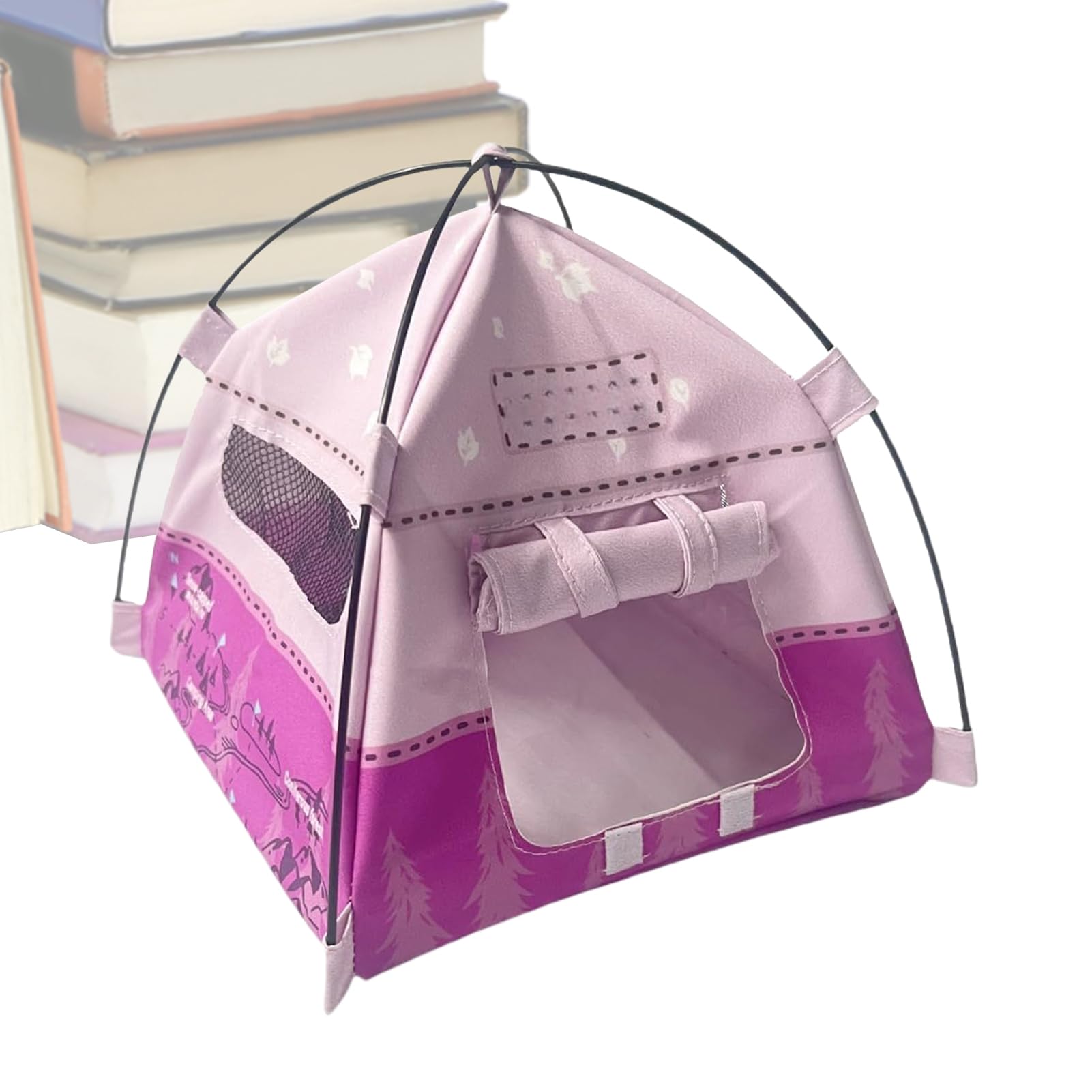 Doll House Tent,1:12 Scale Miniature Camping Tent | Furniture Accessories - for Children Boys Girls Pretend Play Home Outdoor Garden