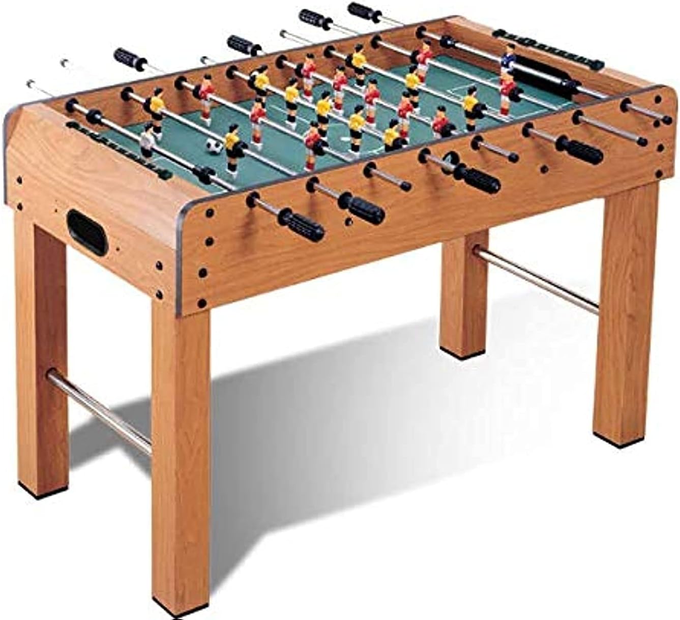 UAEbasics Soccer Table Foosball Football Real Wood Standing, Regular Metal Rods, Gift Idea Game for Kids Family Arcade for Party Event Christmas, Medium Size SOC32