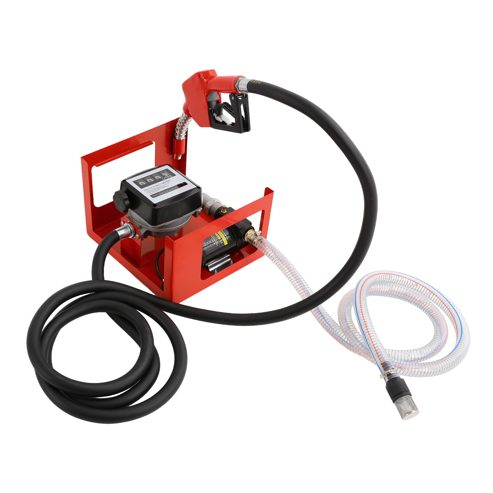 Bomba Transferencia Diesel Bomba Gasóleo Eléctrica 230V Con Medidor Digital