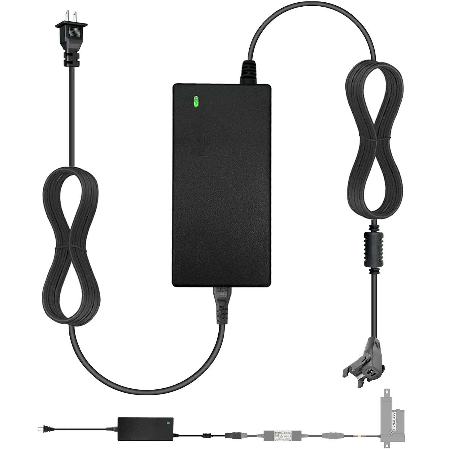UYGALAXY 12V 5A Power Supply of Linear Actuator Motor Controller AC/DC Adapter Transformer Compatible for Lift Chair,Electric Sofa