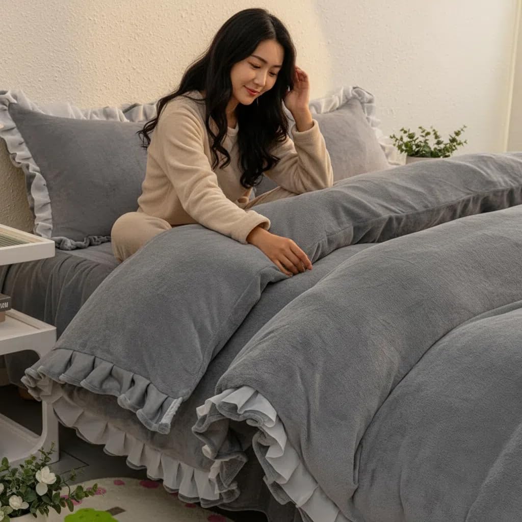 Amazon｜掛け布団カバーセット冬 あったか シングル セミダブル 暖かい