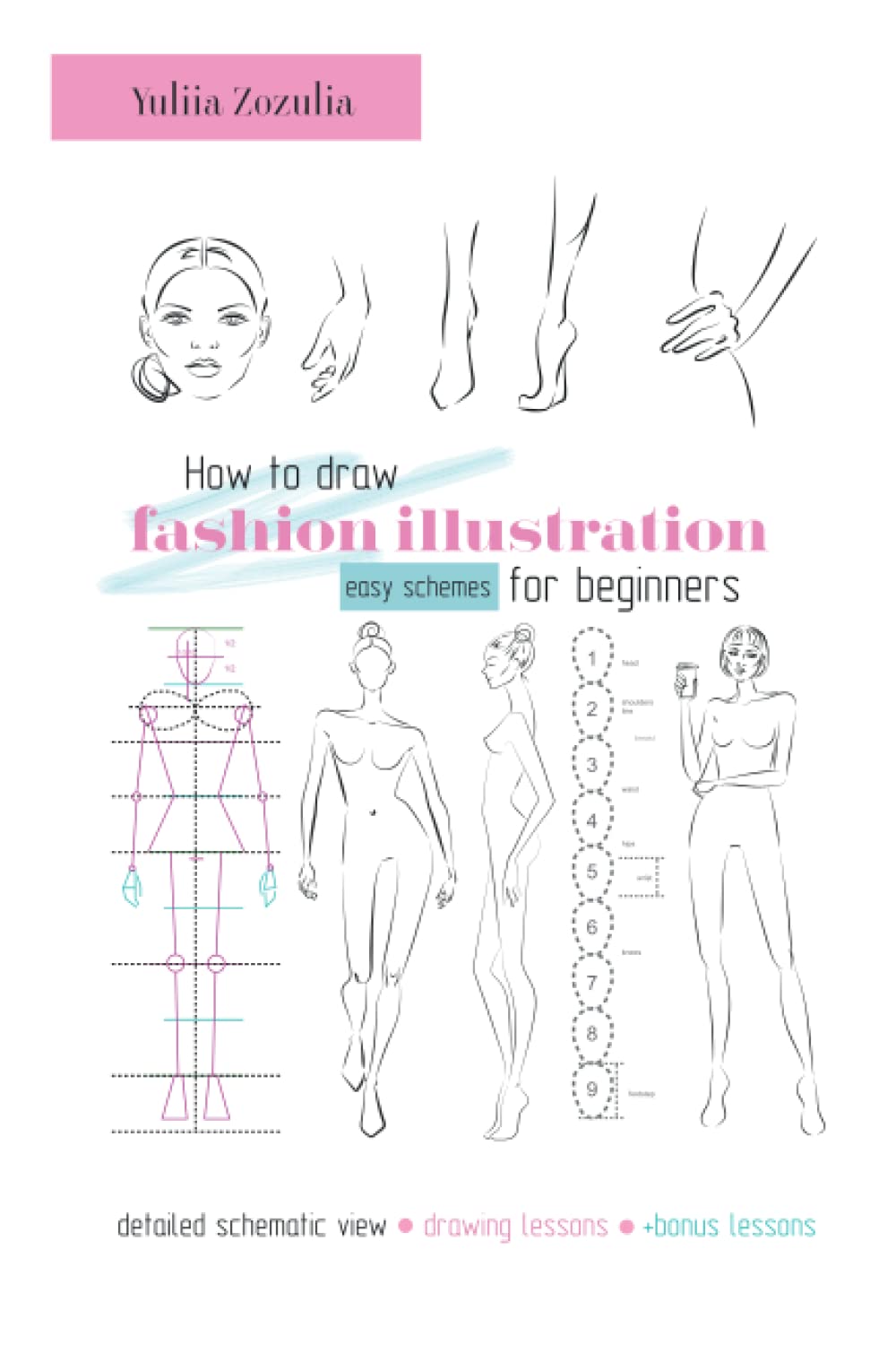 How to draw fashion illustration: Easy schemes for beginners