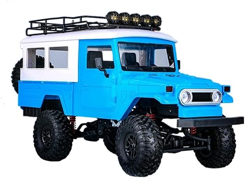 MN40 - Coche a control remoto a escala 1:12, 2.4 GHz, camión RC todoterreno 4WD, con luz LED, modelo de vehículo eléctrico para niños y adultos,