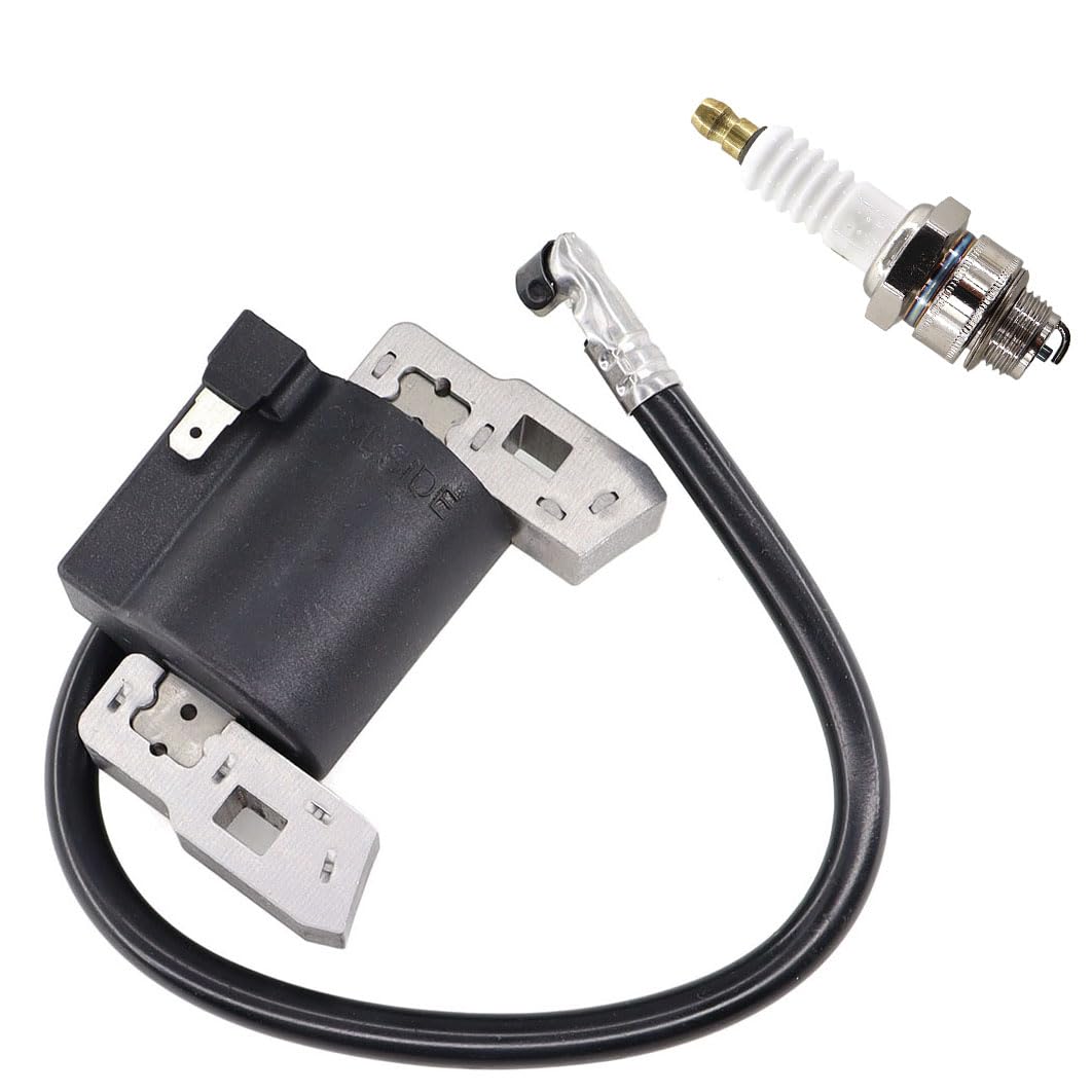 MCHNIC Ignition Coil Spark Plug for Briggs & Stratton 397358 697037 395490 298316 395491 5 HP 130200-132200 Horizontal 130900-132900 Vertical Engines