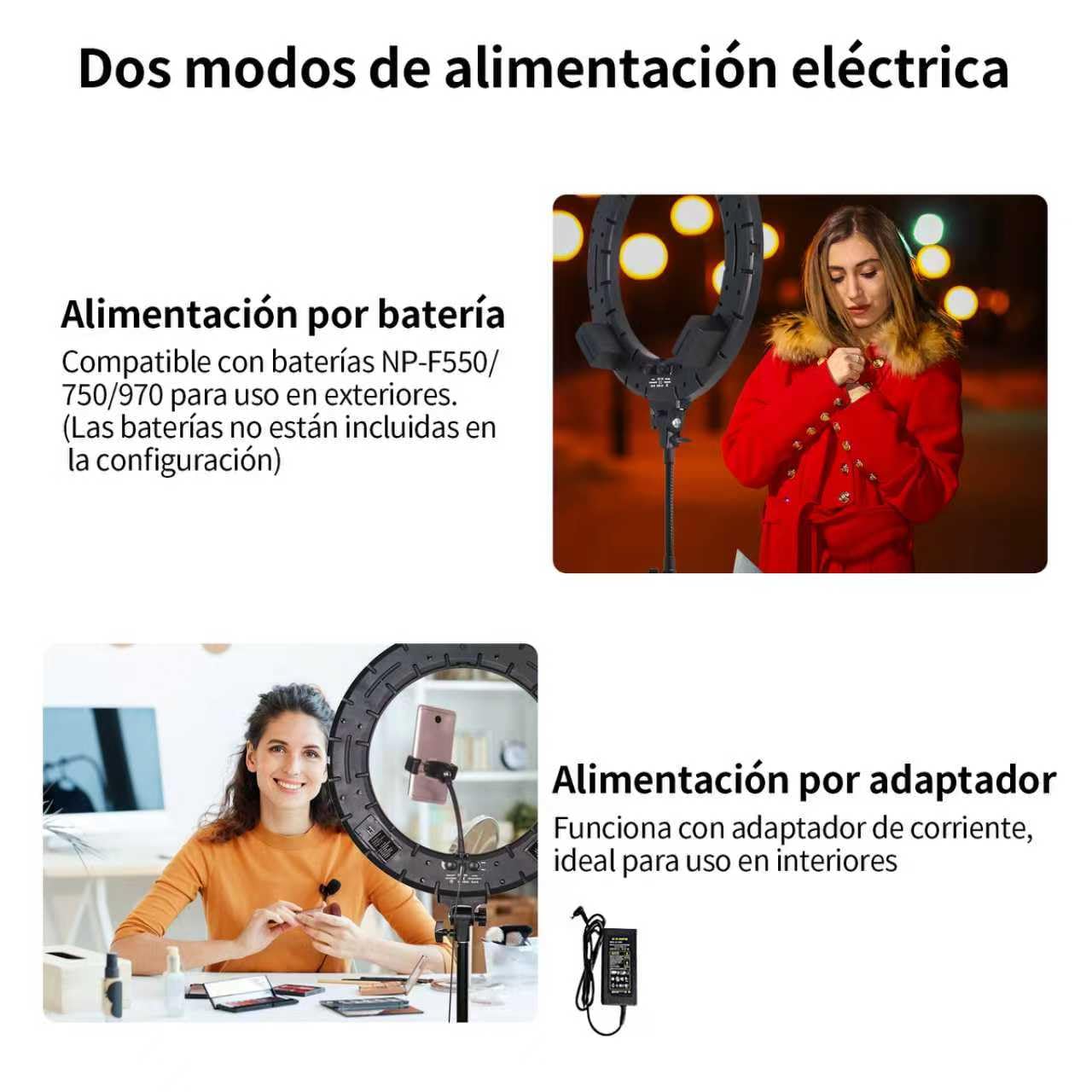 18" 60W LED Ringleuchte Set Tattoo Ceja Fülllicht Dimmbares Kamera Fotografía Studiolicht VideoLicht mit Makeup Retrat YouTube Video Shooting (18 Zoll Set mit weichen Röhre)