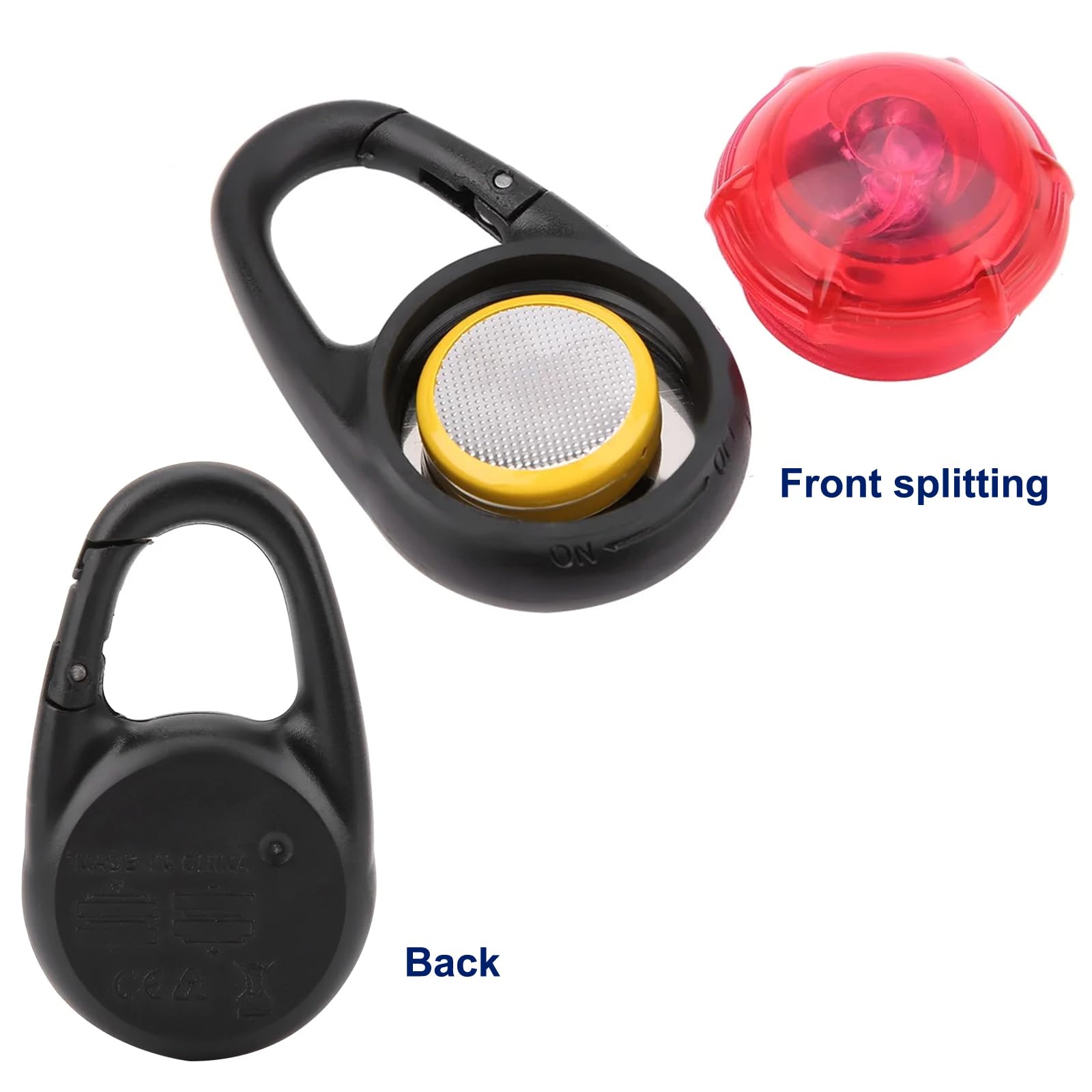 Waterproof Clip-on Flashing Light, LED Safe Lights for Swiming Adventure, Night Walking - Image 3