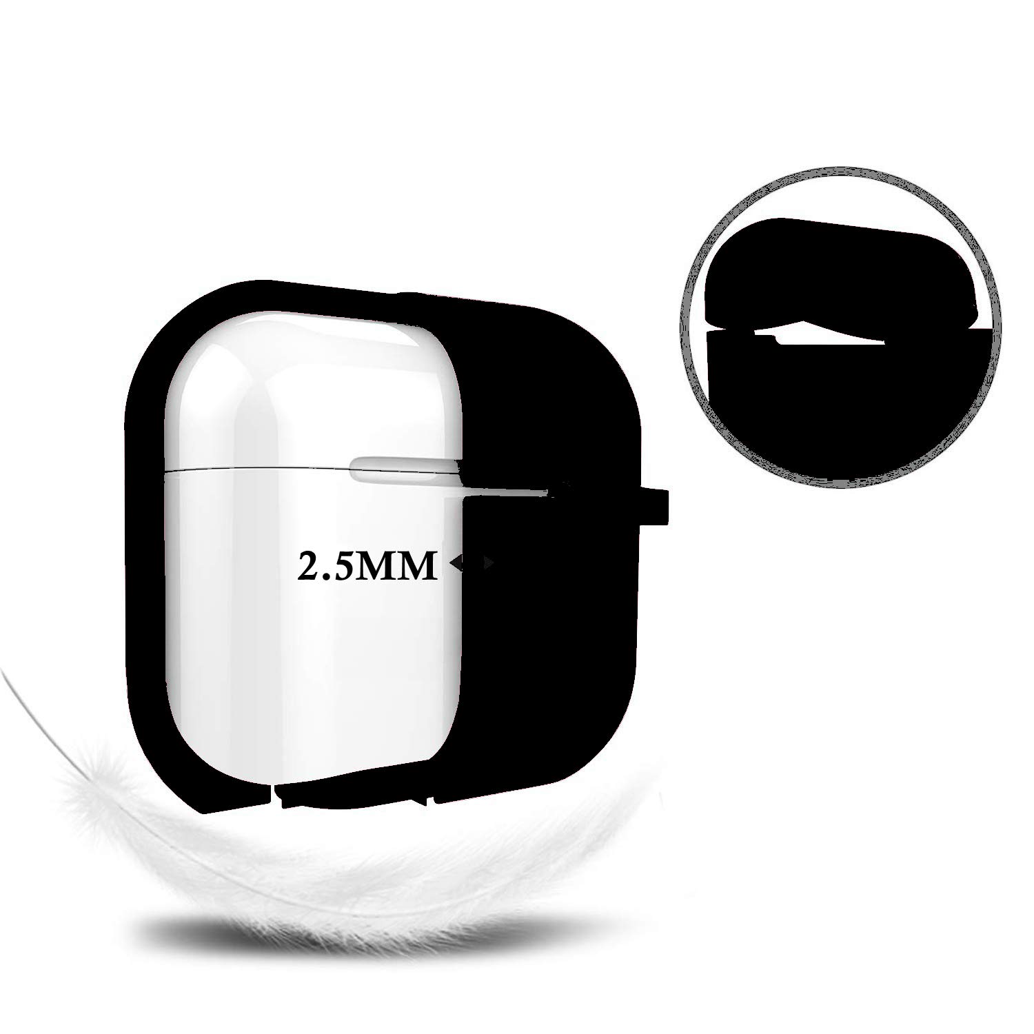 Airpods Pro用ケース保護シリコンカバースキン 充電ケース Amazon | Airpods Pro充電ケース用保護ケースカバー