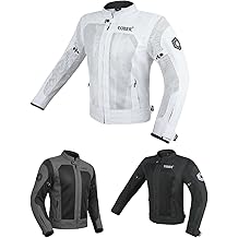 CUBER MOTORCYCLE BREATHABLE MESH JACKET MENS WITH CE ARMOR BIKERS RACING GEAR, SUMMER MOTORBIKE PROTECTIVE JACKET