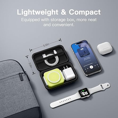 Miniatura 8 de Estación de carga 3 en 1 para Apple, cargador inalámbrico para iPhone 1716e1615141312ProMaxMini, cargador plegable magnético para AirPods 234ProPro