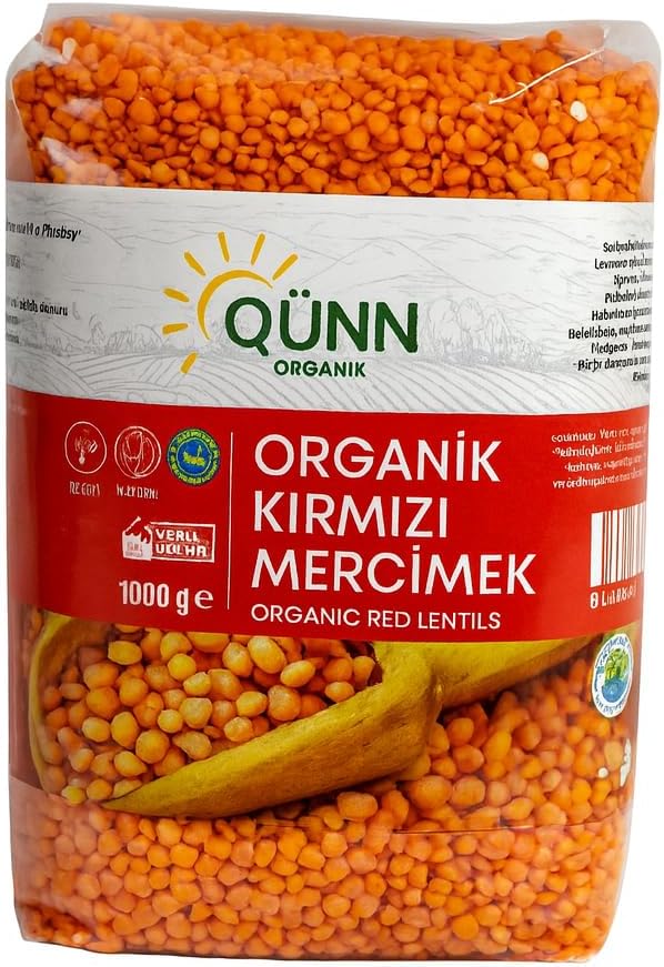 QÜNN Organik Kırımızı Mercimek