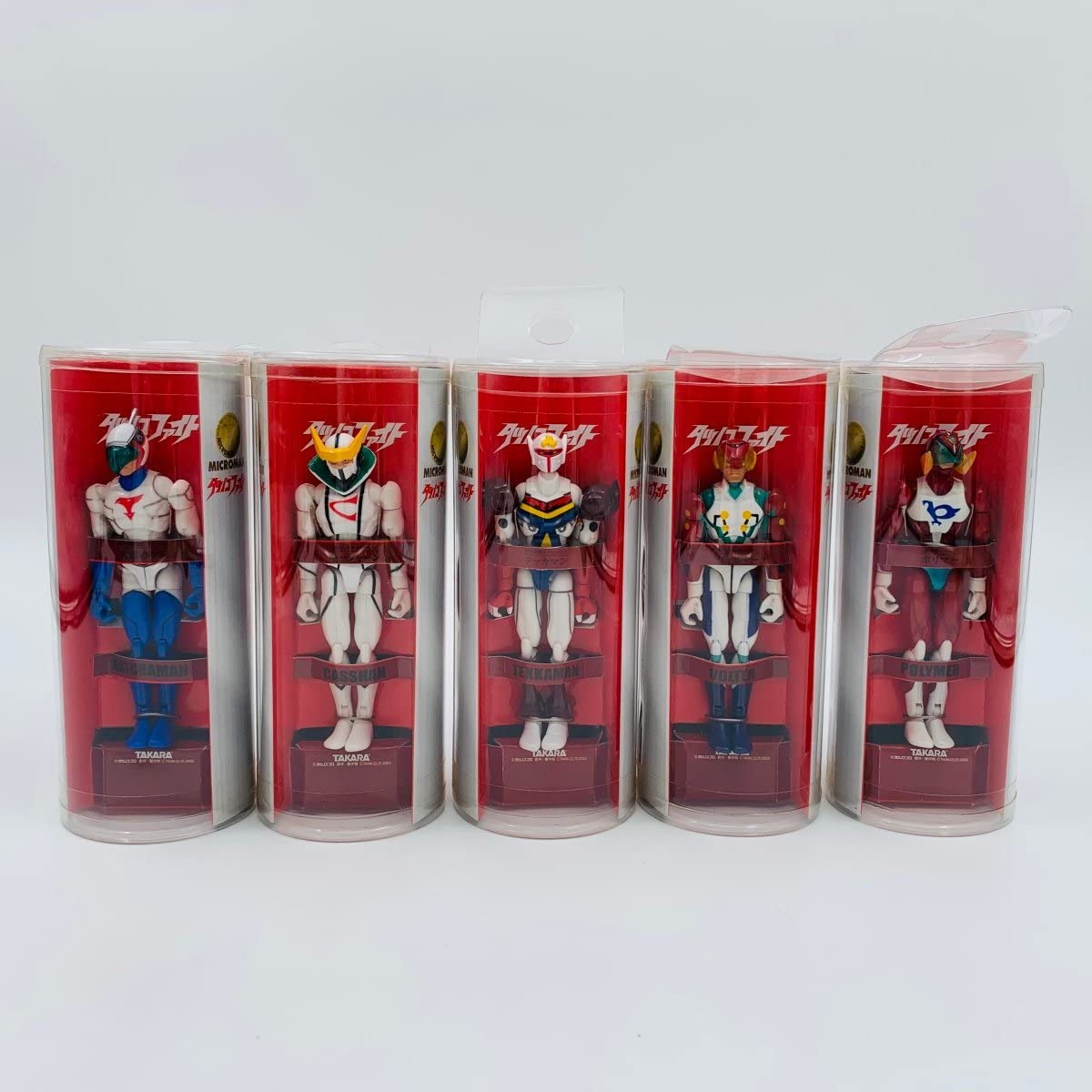 レトロ☆タツノコヒーロー●キャシャーン◆ 破裏拳ポリマー★テッカマン◯５個セット Amazon.co.jp: ミクロマン タツノコファイト 大鷲のケン キャシャーン