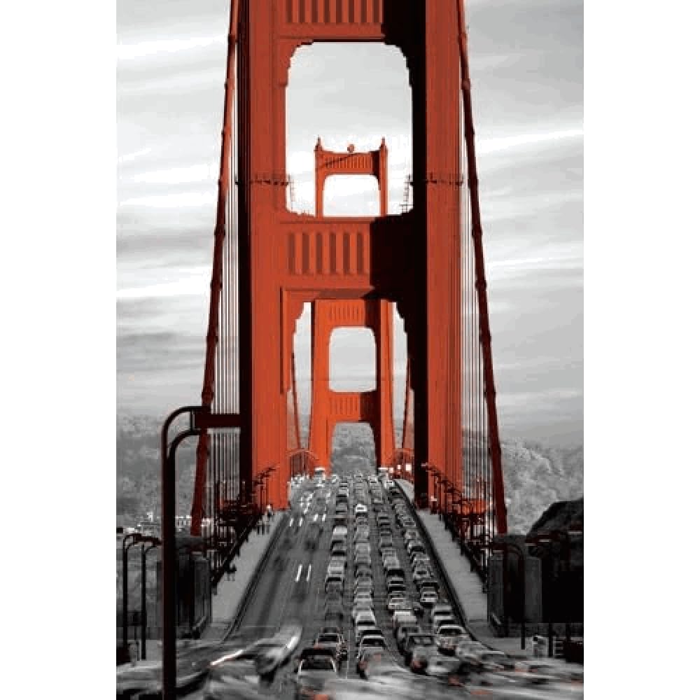 Pyramid International Golden Gate Bridge San Francisco Maxi Poster