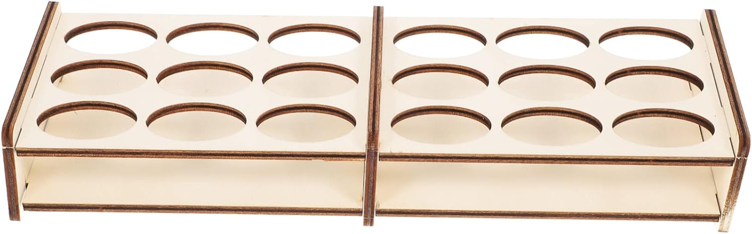Wooden Paint Rack Organizer for Paints and Ink Bottles DIY