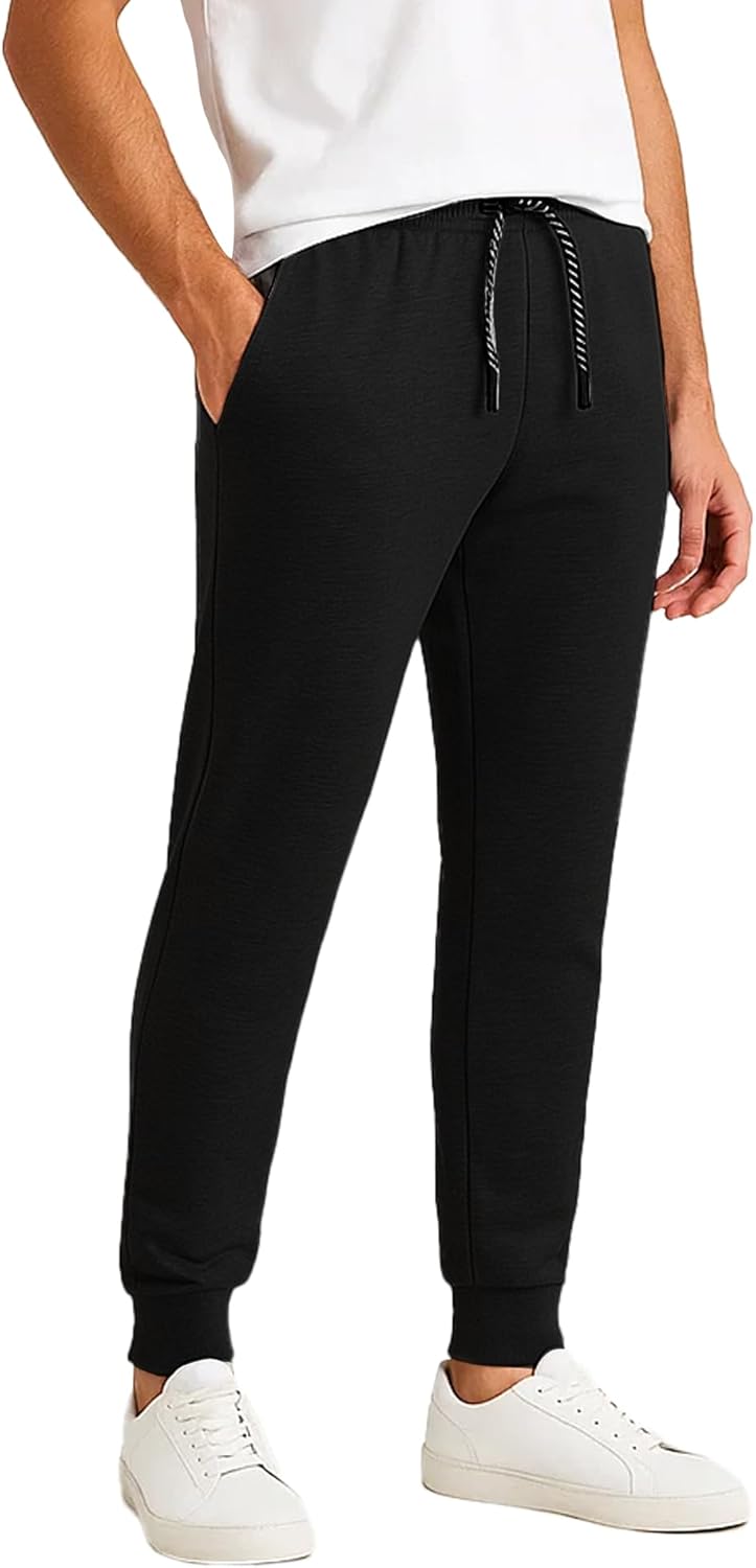 Spyder Mens Cargo Sweatpants - Soft Stretch Fleece Mens Joggers with Pockets & Elastic Waistband for Running Jogging Workout