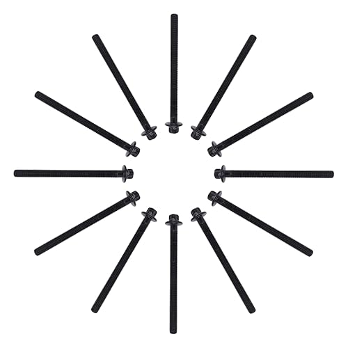 ZYFZZDS 12 pernos de culata de motor para Buick Encore 2013-2016, Cruze 2011-2016, Sonic 2012-2016, Trax 2013-2016, Volt 2011-2015# ES72474