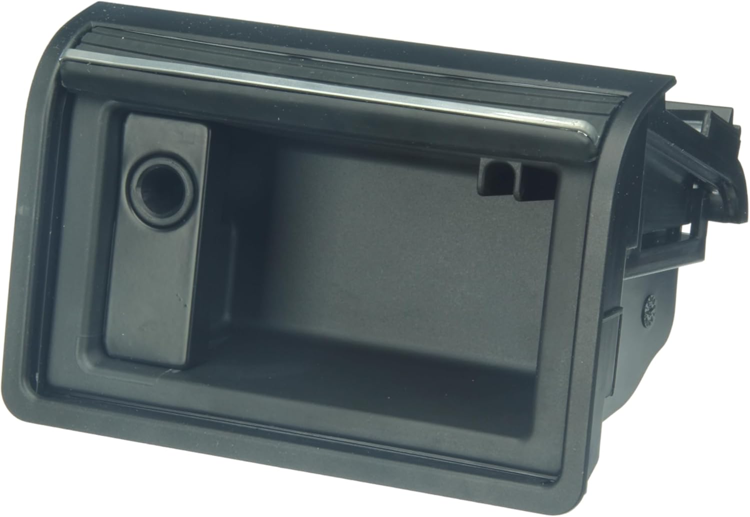 URO Parts 51168268340 Ash Tray, At Rear of Center Console, Black with Chrome Accent