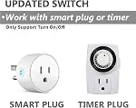 Éclairage LED sous cabinet ASOKO, Barre de bande lumineuse LED de 12 pouces, Blanc jour 5000K Dimmable à brancher USB lumière d'armoire, Éclairage LED fin et petit sous comptoir pour cuisine/chambre (avec prise UL)
