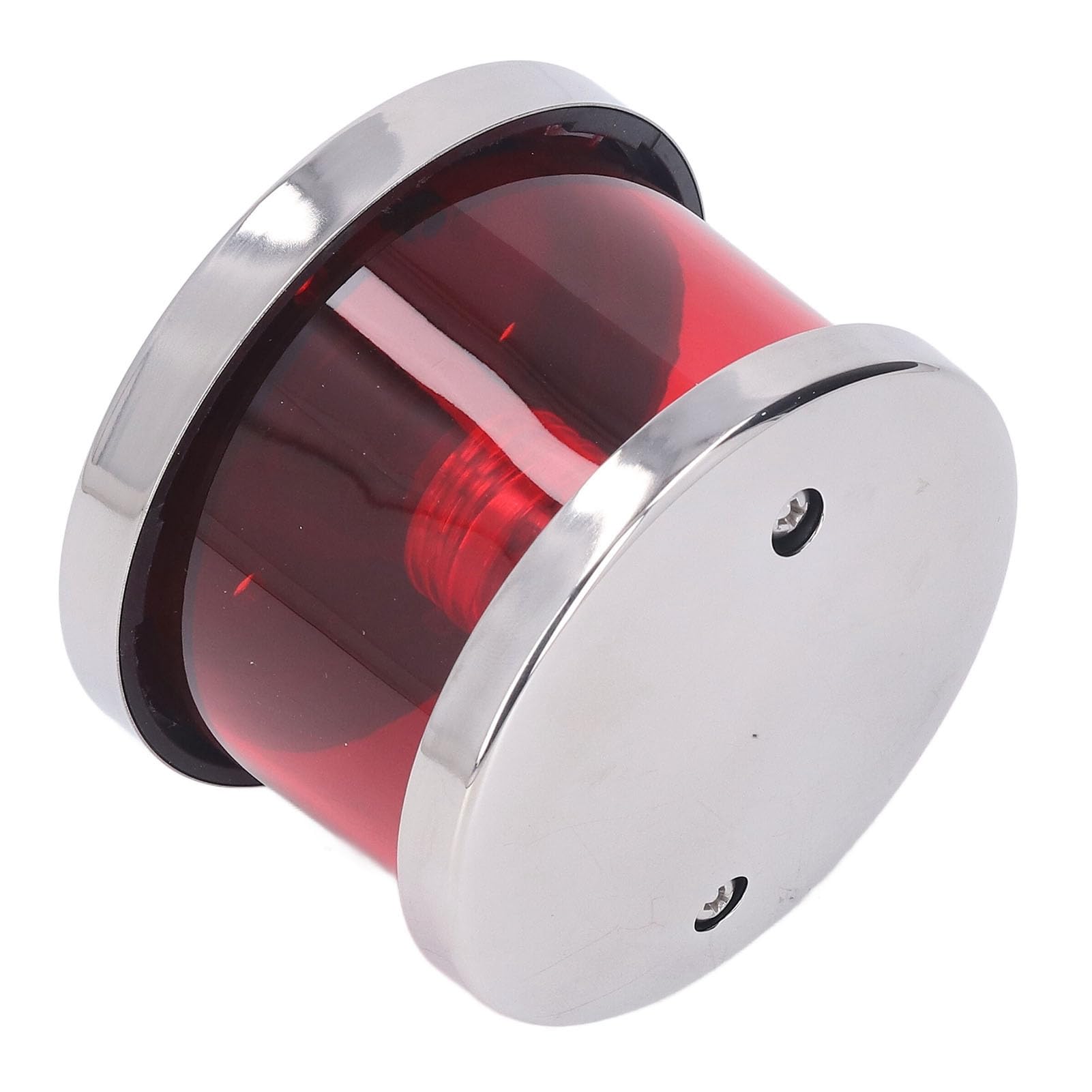 Luce di Navigazione per Barca a Pontone, Costruzione in Acciaio Inossidabile, Lampada a LED, Design Impermeabile, per Piccole Imbarcazioni e Avventure all'Aria Aperta (Rossa)