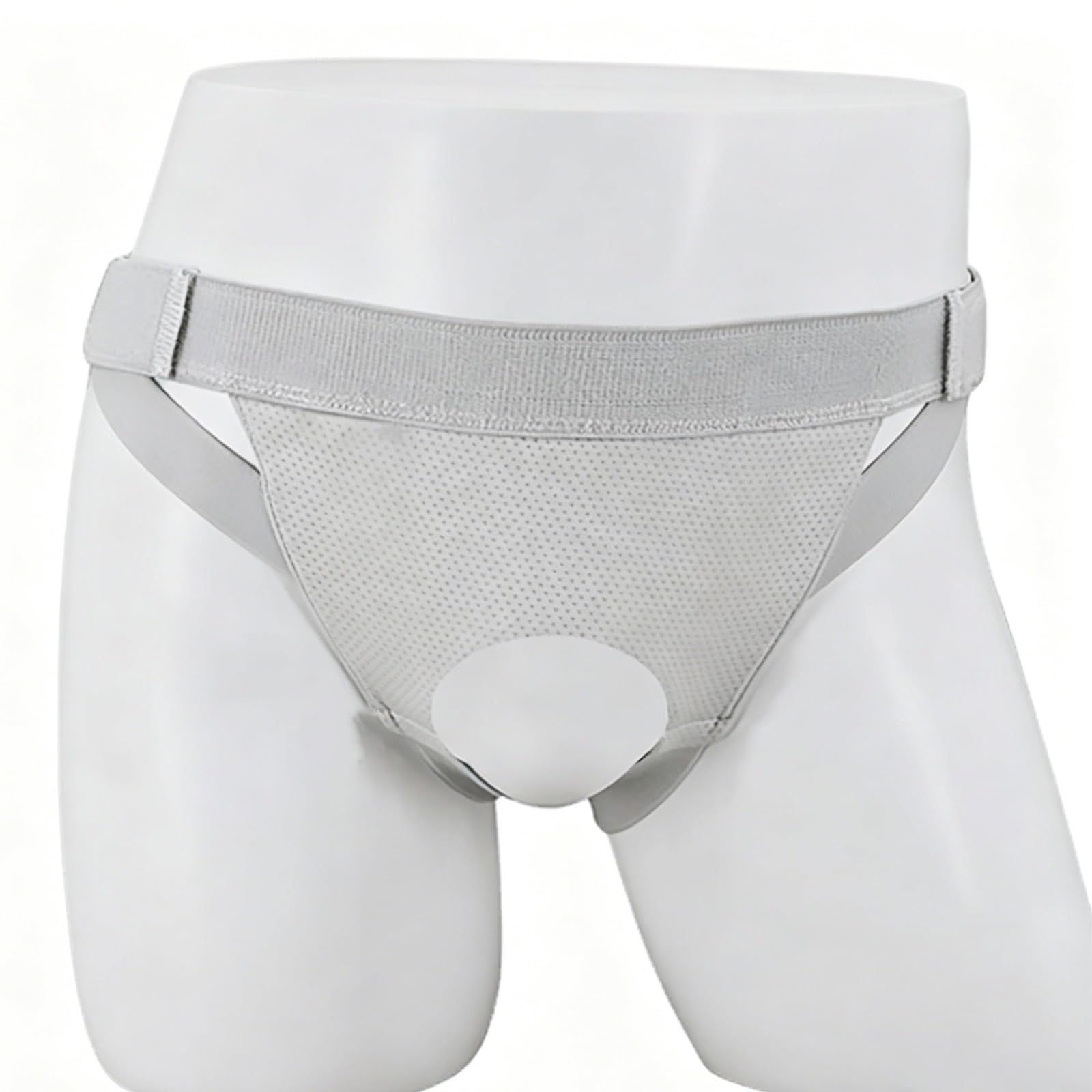 Cintura per Ernia Inguinale Uomo – Supporto 360° Traspirante, Regolabile Lato Sinistro/Destro per Alleviare il Dolore(Gray,Medium)