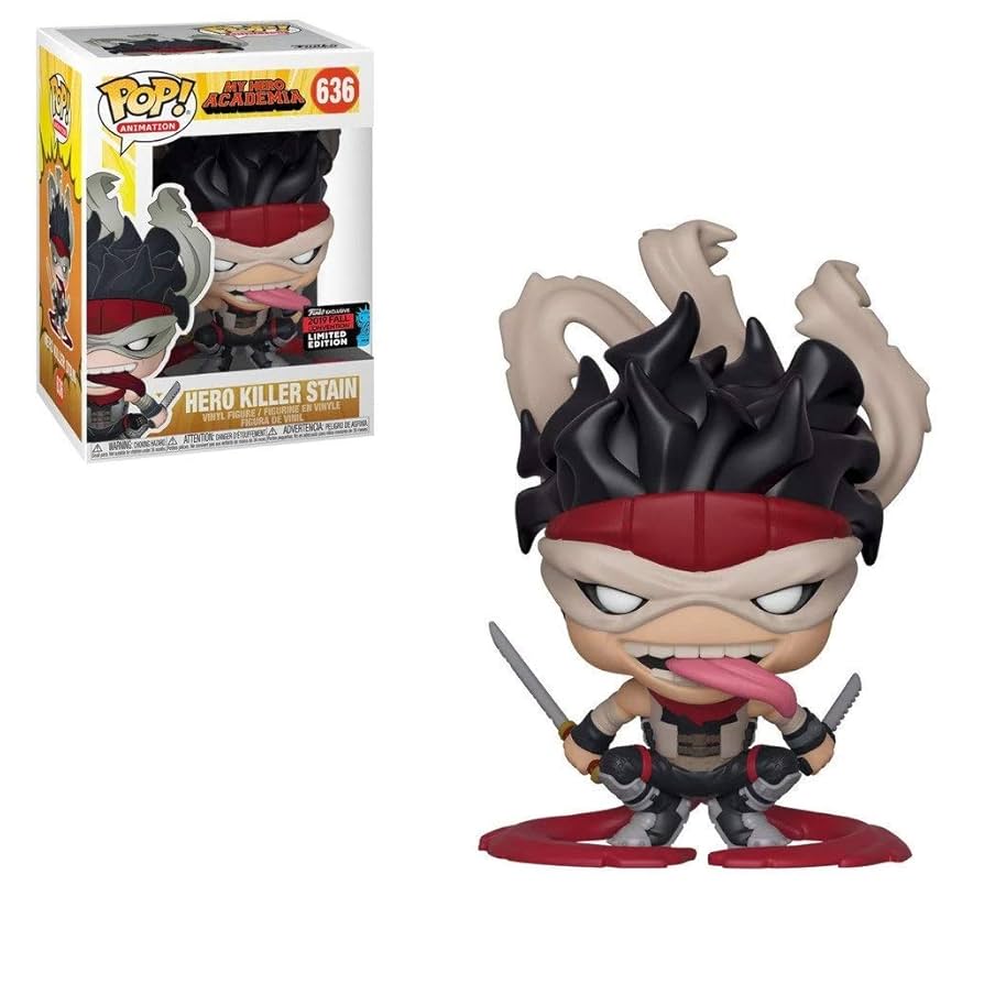 ファンコポップ ヒーローキラー ステイン #636 NYCC2019限定版 Amazon.com: Funko Pop My Hero Academia Killer Stain 2019