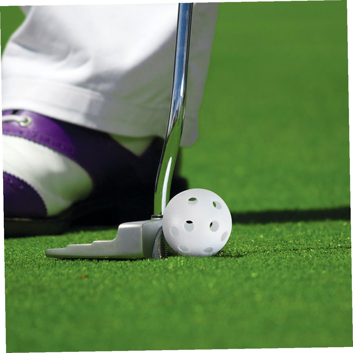 Alipis 100pcs Plastic Hollow Golf Training Balls Small Airflow Practice Balls for Indoor Outdoor Swing Backyard Golf Practice