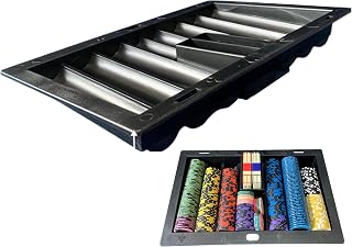 Pokerchips Tray - Dealer Dealer Schrotthalter Halter, Organizer für Tisch-Bilderrahmen für Spielkarten, Ablagetablett für | Zubehör