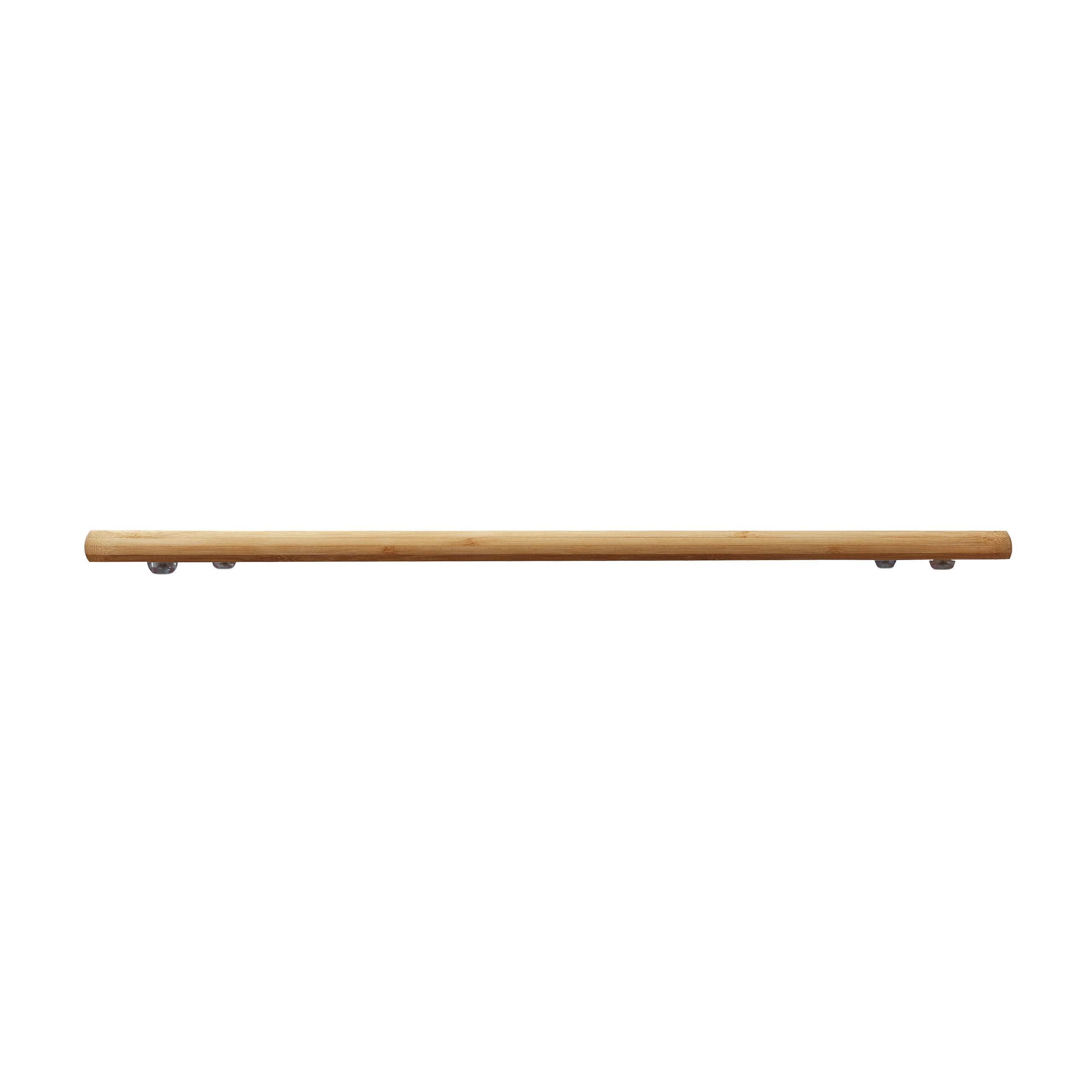 Relaxdays Tabla Cortar Cocina, Cubre Encimera, Tapa, Protector Vitrocerámica, Bambú, 1 Ud., 2 x 56,5 x 50 cm, Marrón
