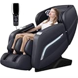 iRest A306 Massage Chair&comma; Full Body Zero Gravity Recliner with AI Voice Control&comma; SL Track&comma; Bluetooth&comma; Yoga Stretching&comma; Foot Rollers&comma; Airbags&comma; Heating &lpar;Black&rpar;