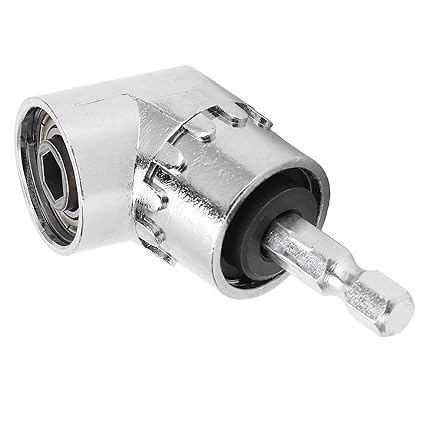 Ubervia Elbow Screwdriver Adapter, High Hardness Magnetic 105 degree Bit Driver Wear Resistance Tight Connection Fastening Tool for Electric Drills for Socket Wrenches
