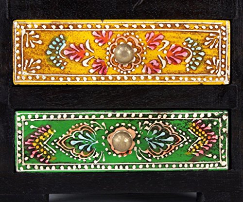 Image of Traditional Antique 3 Drawer Chest. 5x5x6 Inch