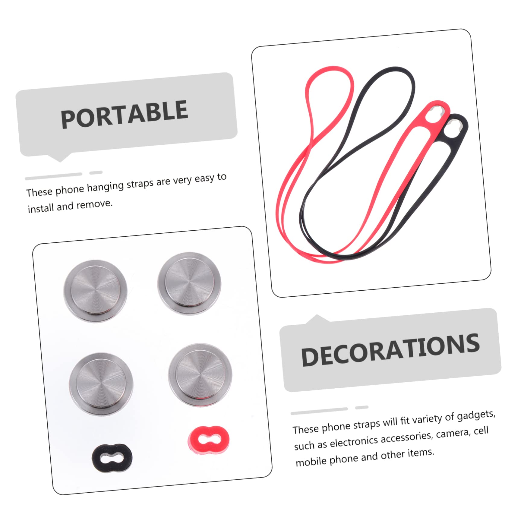 DOITOOL Cuerda De Teléfono Correa Colgante De Cuello Lanyard Simple Y Elegante Compatible Con Smartphones Y Oficina
